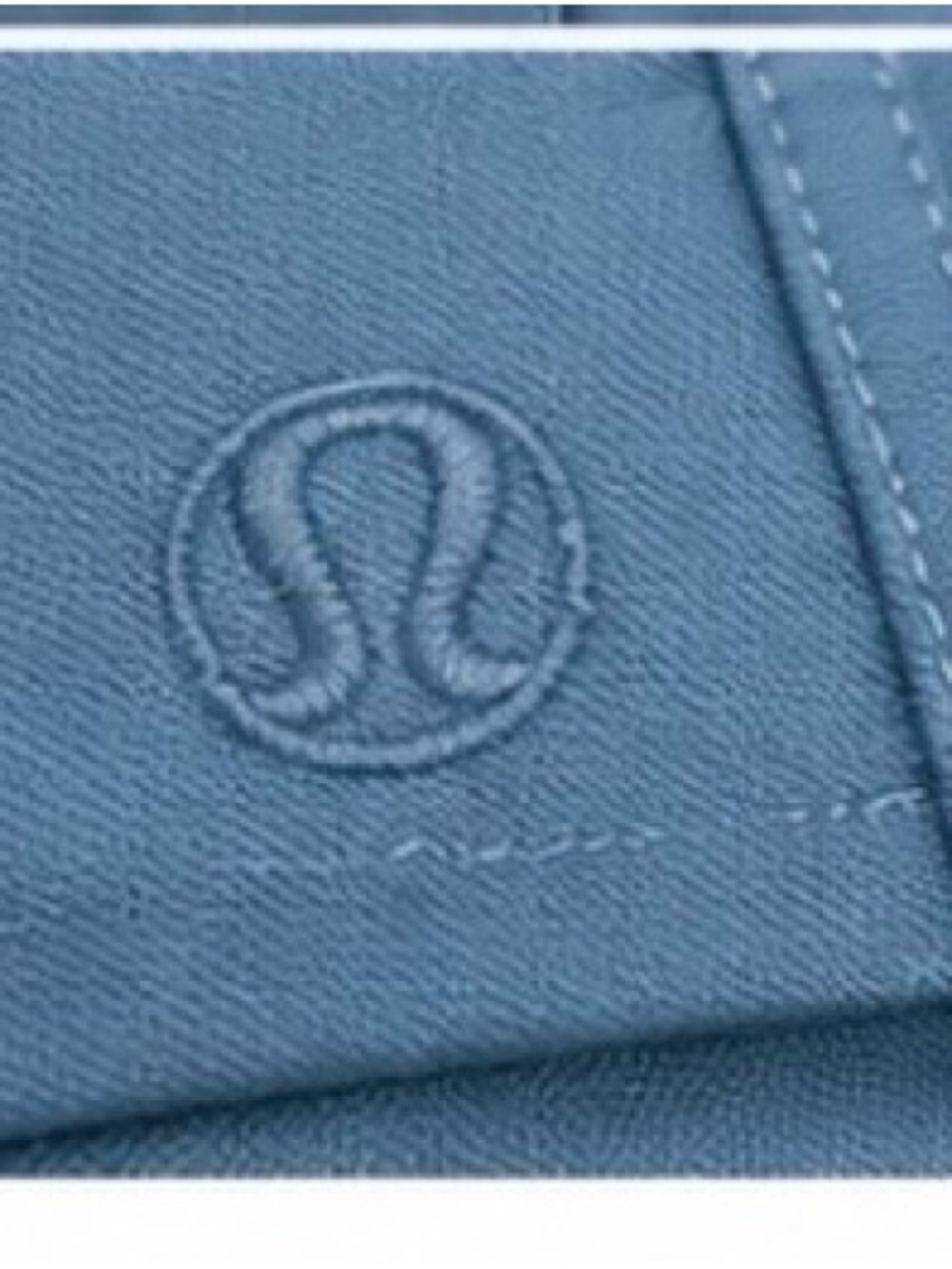 lululemon City Sleek 5 Pocket Wide Leg Crop Pants Size 31 Light Blue Utilitech - Picture 5 of 6